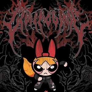 Blossom's Thorn Rush "Side By Side" 199X Oversized TeeGraphic Black T-Shirt Sz M